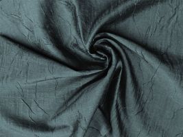 Imperial Crease Faux Silk Fabric Ocean - ships separately