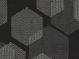 Jettison Midnight Tribal Drapery / Upholstery Fabric