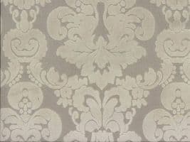 Regency Cream Damask Velvet Fabric