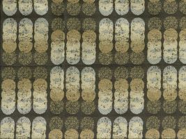 Stamped Gold Contemporary Upholstery Fabric - ships separately