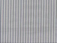 Farmhouse Ticking Stripe Fabric Indigo / Natural Fabric - Slightly Imperfect