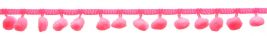 Mini Pom Pom Fringe 7/8" - Hot Pink