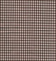 60" Gingham Fabric Brown - 1/8"