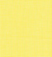 60" Gingham Fabric Yellow - 1/16"