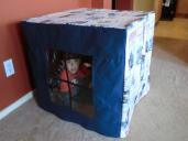 Card-table fort