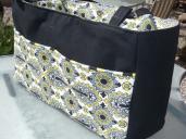 Diaper bag with a divider