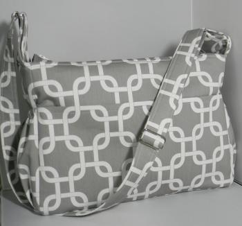 Gray Diaper Bag