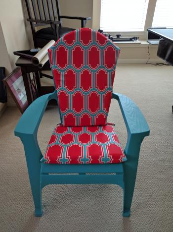 Adirondack chair cushion