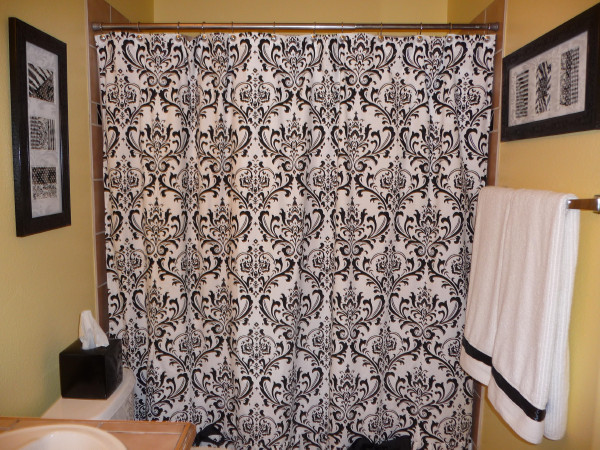 Bathroom Makeover On The Best, Best Curtain Fabric For Bathroom